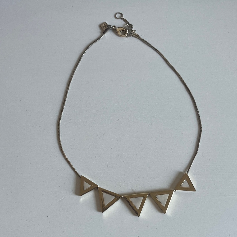 Banana Republic Elegant Gold Triangle Necklace